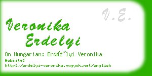 veronika erdelyi business card